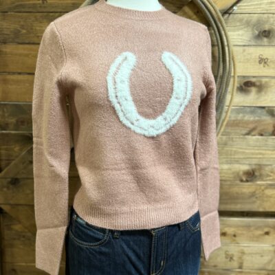 Womens Wrangler Retro Horseshoe Sweater