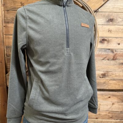 Mens Cinch 1/2 Zip Pullover Olive