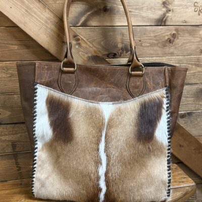 Juan Antonio Springbok/Brown Bison Handbag