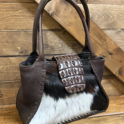 Juan Antonio Gator Flap Purse