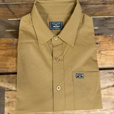 Mens Kimes Linville L/S Button Down Mustard