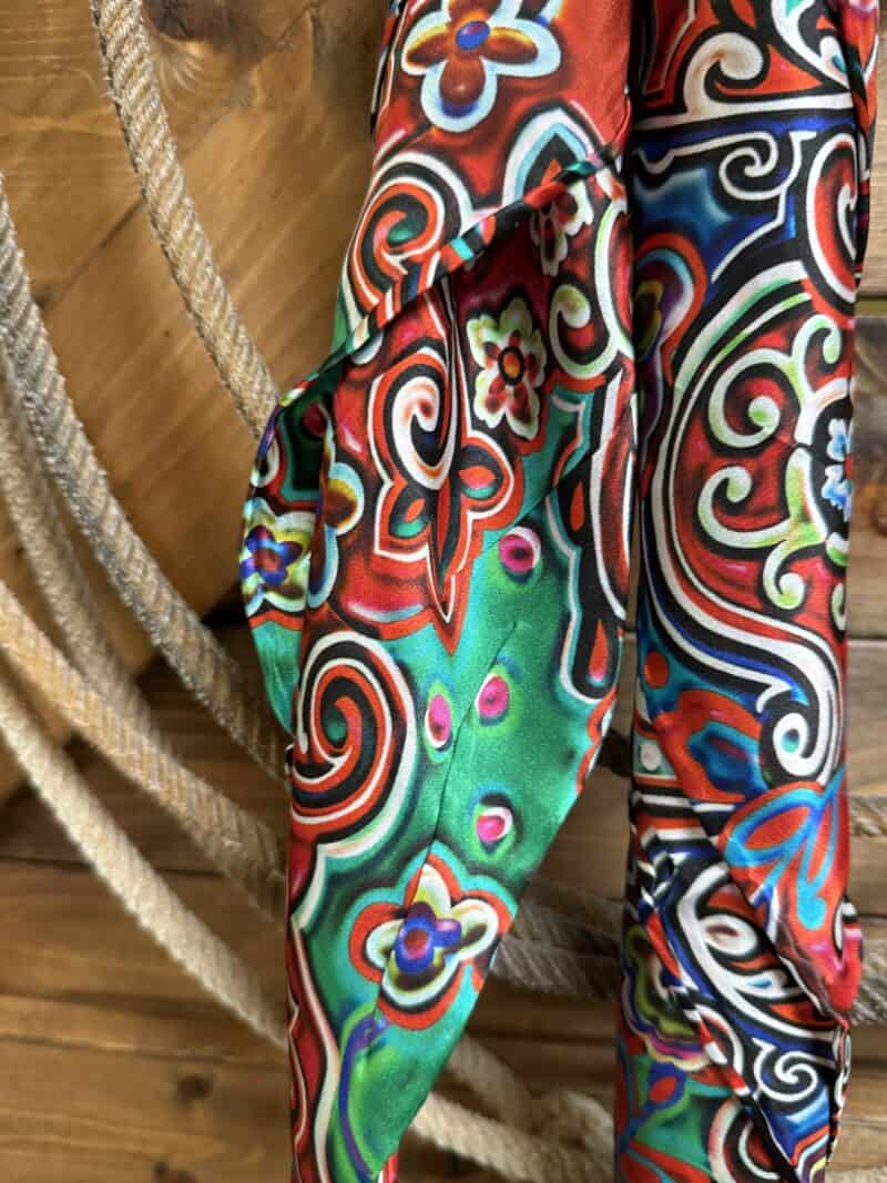 Bright Floral Wild Rag - Saddle Rags