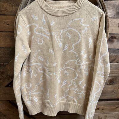 Womens Outback Ainsley Crew Neck Sweater Tan