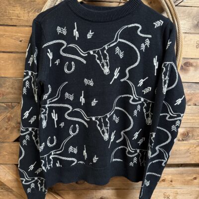 Womens Outback Ainsley Crew Neck Sweater Black