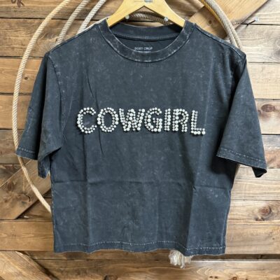 Womens Ariat Pearl Cowgirl Crop Tee