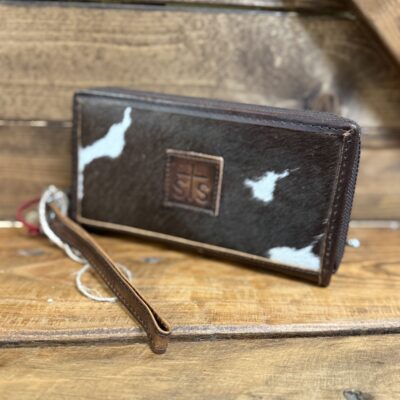 STS Bifold Vaquero Concho Cowhide Zipper Wallet