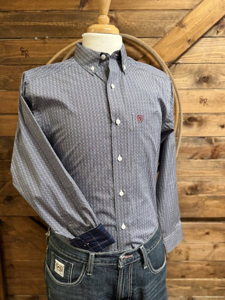 white christmas dresses Ariat Men's Halmaty Retro Fit Shirt