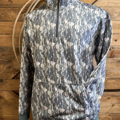 Mens HornKnot Rustler 1/4 Zip Pullover Camo