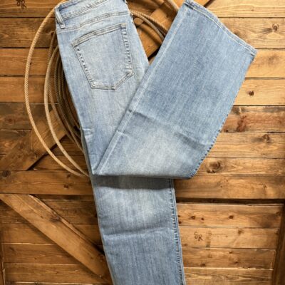 Womens Stetson Wide Leg Light Wash Jean