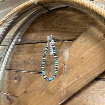 Navajo Pearl 7MM Green Turquoise Bracelet