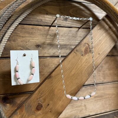 Pink Conch Bar Set