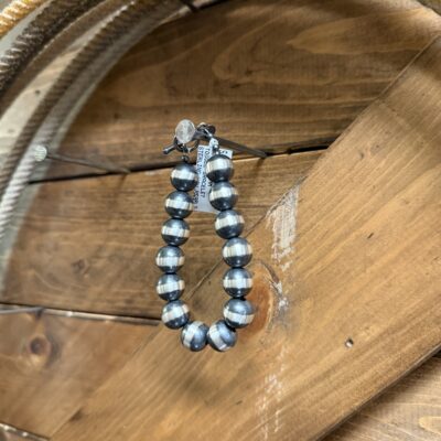 Navajo Pearl 12MM Toggle Bracelet