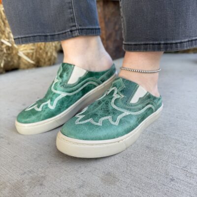 Agave Sky Kai Sneaker Mule - Turquoise