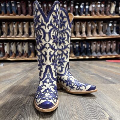 Tony Lama Women's Camila Purple Overlay Boot