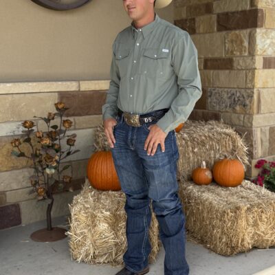 Saddle Rags Performance L/S Loden Green