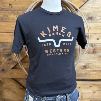 Mens Kimes Ranch Easy Does It Tee Black