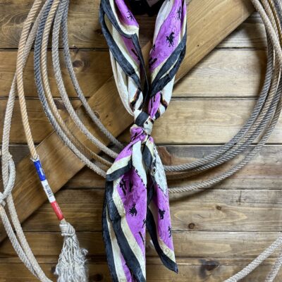 Wild Fences Pink/Black Wild Rag