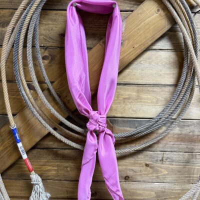 Solid Pink Wild Rag