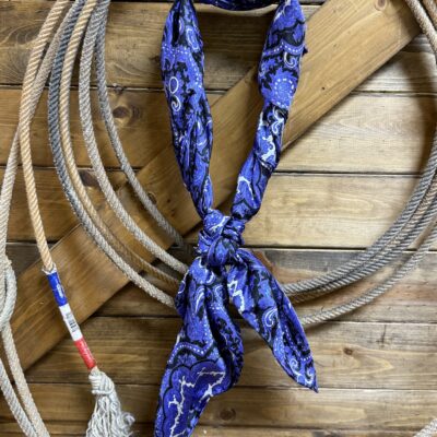 Purple/Black Paisley Wild Rag