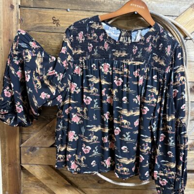 Womens Stetson Night Ride Blouse