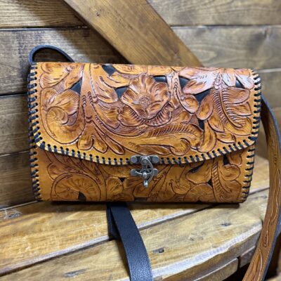 Juan Antonio Flap Crossbody W/Inlays