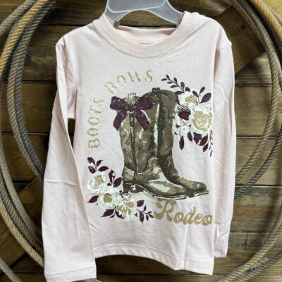 Girls Toddler Cruel Girls L/S Tee Pink Bows Boots