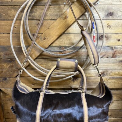 American Darling Travel Tote W/Cowhide
