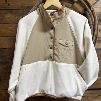 Womens Kimes Ranch Josie 1/2 Snap Pullover Natural