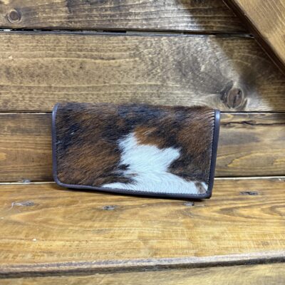 Juan Antonio Cowhide/Brown Bison Trifold Wallet