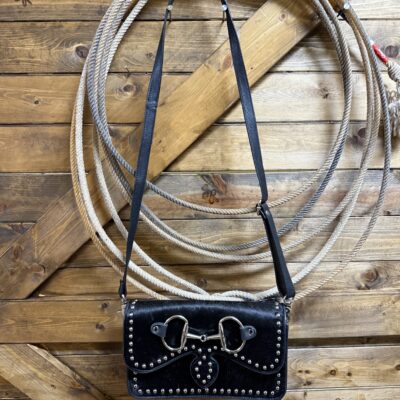 American Darling Hair On Hide Cowhide W/Bit Black