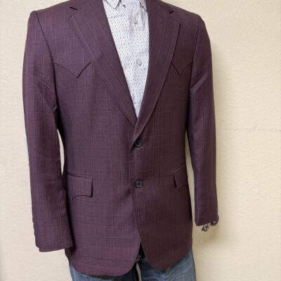 Mens Circle S Sport Coat Bordeaux