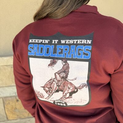 Saddle Rags 1/4 Zip - Back Number