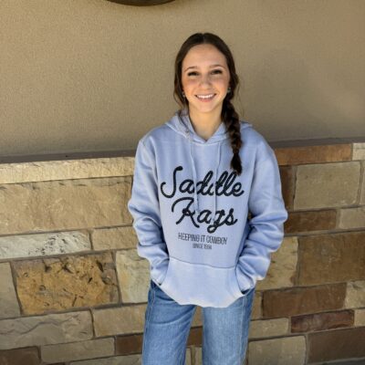 Saddle Rags Hoodie - Purple/Rope