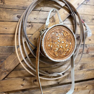 Juan Antonio Saddle/Ivory Rope Can Purse