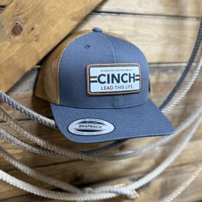 Cinch Flexfit Trucker Cap Charcoal/Brown