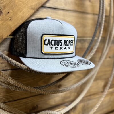 Hooey/Cactus Ropes Trucker Cap Grey/Black Rope