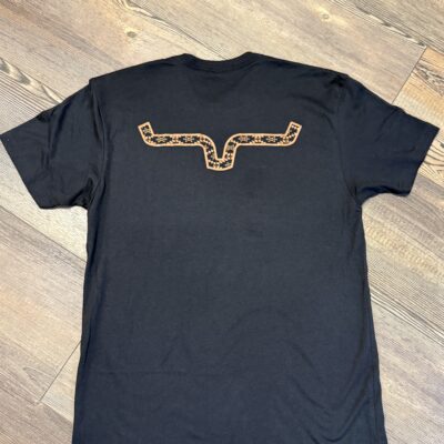 Mens Kimes Ranch Rowells S/S Tee Black Aztec