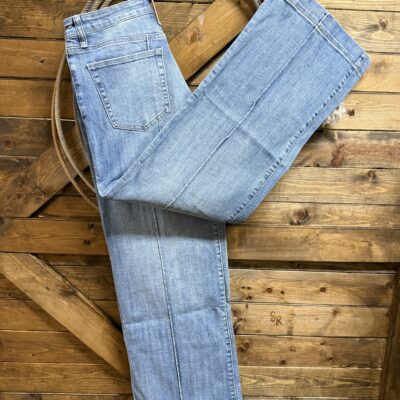 Womens Stetson Mid Rise Wide Leg Jean-Center Seam