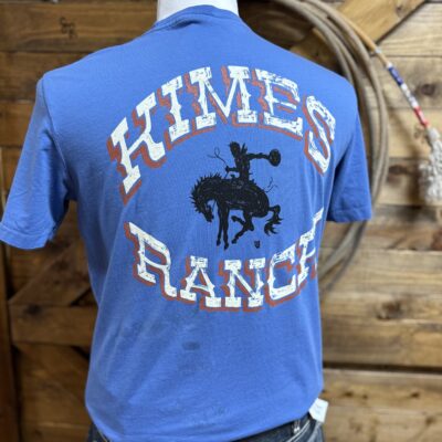 Kimes Lucky B Bucking Tee-Mid Blue