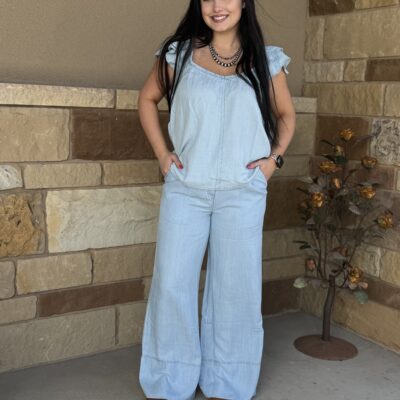 Womens Ariat Aylin Pants-Indigo Tencel