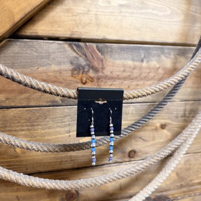 Navajo Pearl & Opal Drop Earrings