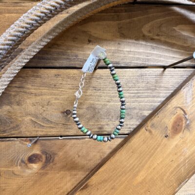 Navajo Pearl & Alunite Bracelet