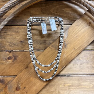 Navajo Pearl 6MM Multi Bead & Fresh Water Pearl Necklaces