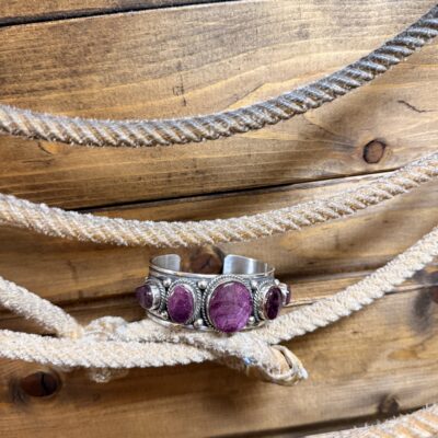 Andy Cadman Purple Spiny Oyster Cuff