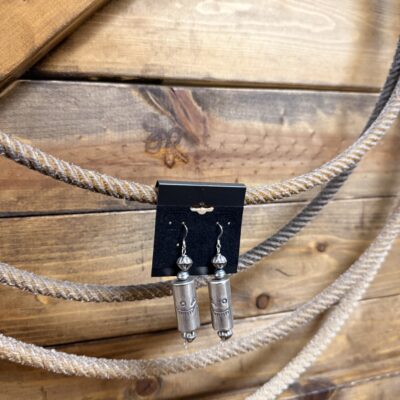 Handmade Navajo Pearl Barrel Earrings