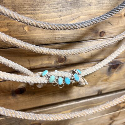 Turquoise 8 Stone Link Bracelet