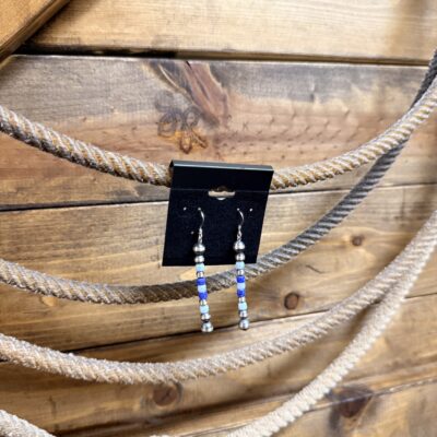 Navajo Pearl and Opal Earrings