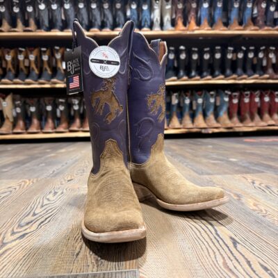 Black Jack Women's LM Ranch Hand Rough-Out Boot