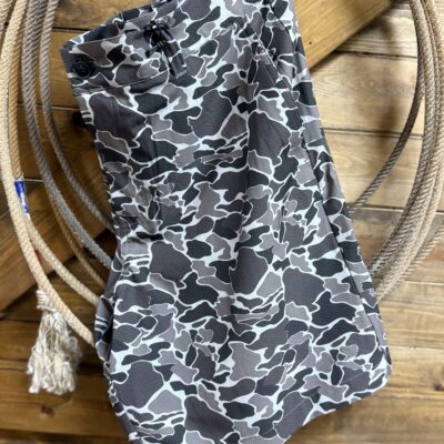 Mens Rock&Roll Chino Shorts-Charcoal Camo