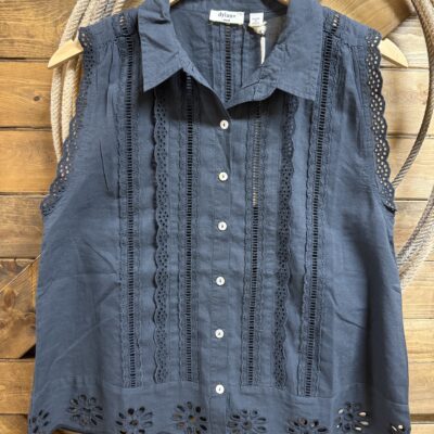 Womens Dylan Millia Tank-Black